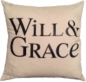 <h5>Will & Grace pillow</h5>