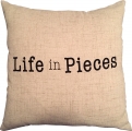 <h5>Life in Pieces pillow</h5>
