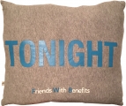 <h5>Friends with Benefits pillow (side A)</h5>